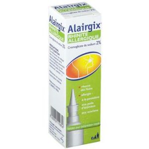 Alairgix Rhinite Allergique Cromoglicate De Sodium 2% Solution Pour Pulverisation Nasale 1 Flacon(S) Pulverisateur(S) Polyethylene De 15 Ml