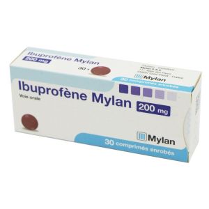 IBUPROFENE MYLAN 200 mg comprimés enrobés B/30
