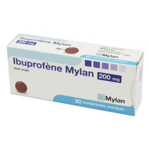 IBUPROFENE MYLAN 200 mg comprimés enrobés B/30