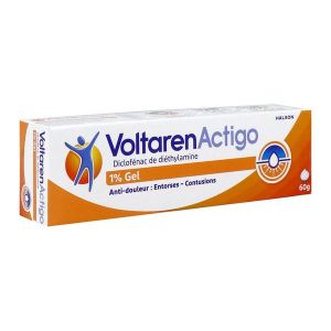 VOLTARENACTIGO Gel 1 %, boîte 1 tube 60 g