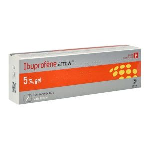 IBUPROFENE ARROW Gel 5 %, boîte 1 tube 60 g