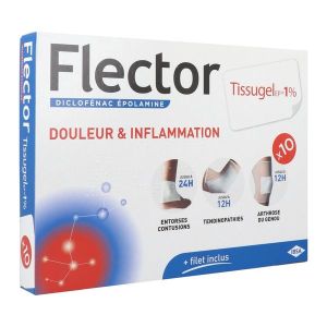 FLECTORTISSUGELEP 1% EMPLATRE MEDICAMENTEUX B/10