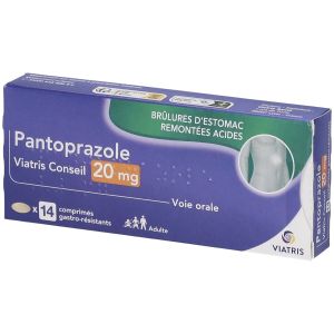 Pantoprazole Qualimed Generiques 20 Mg Comprimes Gastro-Resistants B/14