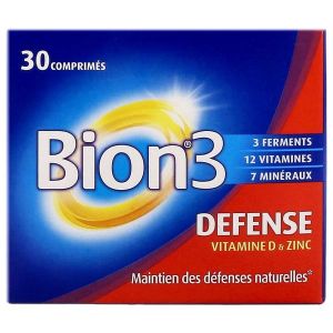 BION3 DEFENSE ADULTE Comprimé, complément alimentaire à visée immunitaire, bt 30