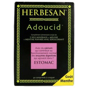 Herbesan Adoucid menthe - 30 comprimés