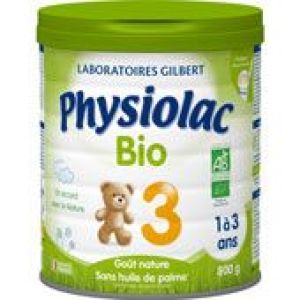 Physiolac Bio 3 Lait De Croissance 1-3 Ans Poudre 900 G 1