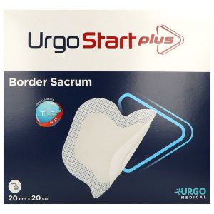 Urgostart Plus Border Sacrum Pansement Hydrocellulaire Boite 20*20 Cm 16
