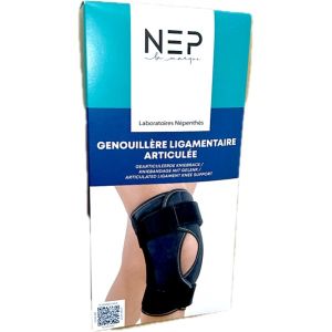 Genouillere Ligamentaire Articulee Noir Nep T3 1