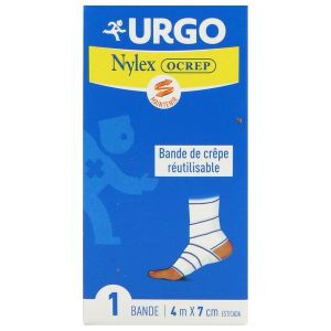 Nylexocrep Crepe Coton Et Elastomere Elastique Absorbante 7Cm*4M Bande 1