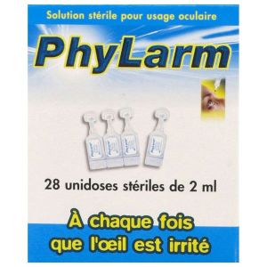 PHYLARM Solution stérile pour irrigation oculaire, unidose, bt 28
