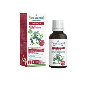 PURESSENTIEL ANTI-PIQUE REPULSIF POUR DIFFUSION HUILE TUBE 30 ML 1