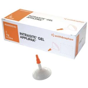 INTRASITE GEL APPLIPAK Gel Hydrogel en dose unitaire avec applicateur, flacon 15 g (ref. 66000240), bt 5