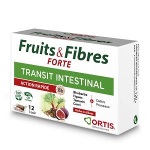 Ortis Fruits & Fibres Forte - 12 cubes