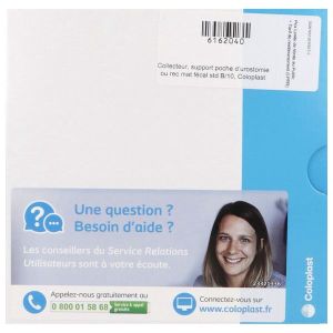 SENSURA MIO CLICK SUPPORT STANDARD Support porte-poche souple, système 2 pièces, 70 mm, découp de 10 mm à 65 mm (ref. 105310), bt 10