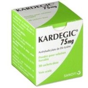 Kardegic 75 Mg (Acetylsalicylate De Dl-Lysine) Poudre Pour Solution Buvable En Sachets-Dose B/30