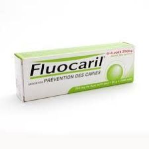 Fluocaril bifluore 250 mg menthe, pâte dentifrice boite de 2 tube(s) alumino plastique, polyéthylène