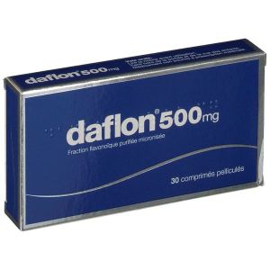 DAFLON 500 MG COMPRIME PELLICULE B/30