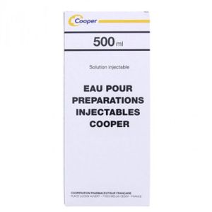 Eau Pour Preparations Injectables Cooper Solution Pour Preparation Injectable 500 Ml En Flacon (Verre Incolore)