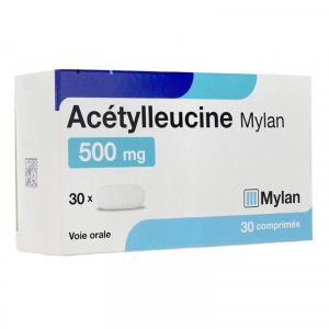 ACETYLLEUCINE MYLAN 500 mg comprimés B/30
