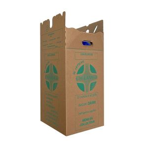 Cyclamed Carton Rabat Normaux 320*320*750 Qualite Df/30Kg Ecru 1