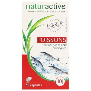 NATURACTIVE CAPSULE POISSON Capsule, complément alimentaire à base d'huile de poisson, bt 30