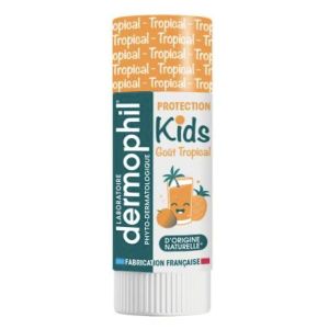DERMOPHIL PHYTO DERMATOLOGIQUE PROTECTION KIDS Stick labial, goût tropical, stick 4 g