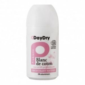 DayDry Déodorant Soin Probiotique Blanc de Coton Roll-On 50 ml
