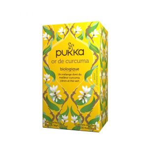 Pukka Or de Curcuma (Turmeric Gold) BIO - boîte de 20 sachets