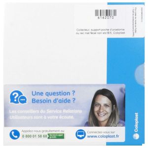 SENSURA MIO FLEX SUPPORT CONVEX FIT SUPPORT Support porte-poche semi-convexe, système 2 pièces, à couplage adhésif, 50 mm, découp. de 15 mm à 30 mm (ref. 169830), bt 5