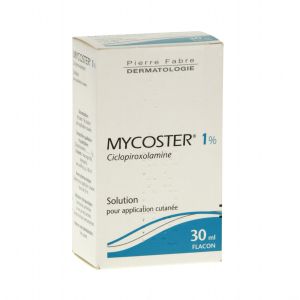 Mycoster (Ciclopirox Olamine) Solution Pour Application Locale 30 Ml En Flacon