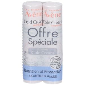 Avene Cold Cream Sticks Levres 2X4G