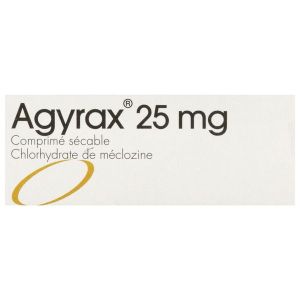 AGYRAX Comprimé sécable 25 mg, boîte 15