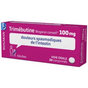 TRIMEBUTINE BIOGARAN CONSEIL 100 mg comprimé B/20
