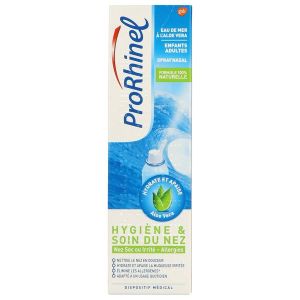 PRORHINEL HYGIENE DU NEZ ADULTE ENFANT Spray nasal à l'extrait naturel d'aloe vera, spray 100 ml