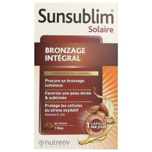 Nutreov Sunsublim Bronzage Intégral Peau Normale 30 Capsules