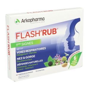 FLASH'RUB COMPRIMES A AVALER BOITE DE 15 COMPRIMES