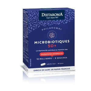 Dietaroma Philaromal microbiotiques 50 ans et + - .30 gélules