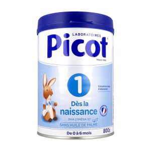 Picot lait 0-6mois 800g