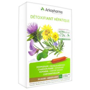 Arkofluides Detoxifiant Hepatique Liquide Amp 10 Ml 20