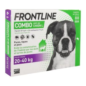 Frontline Combo Spot-On Chien L (Pipette A Embout Secable) 2,68 Ml 6