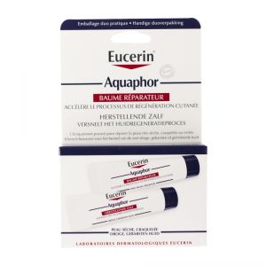 Eucerin Aquaphor Baume Réparateur Cutané Lot de 2 x 10 ml