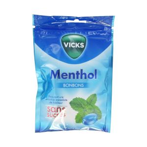 VICKS BONBONS MENTHOL SANS SUCRE 72 G