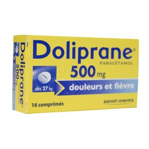 DOLIPRANE 500 mg (paracétamol) comprimés B/16