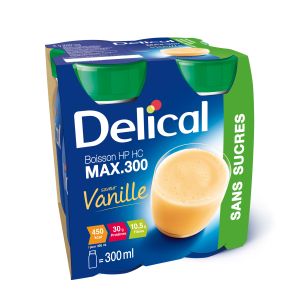 Delical Max 300 Sans Sucres Saveur Vanille Liquide Bouteille Ml 4