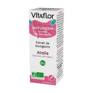 BOURGEONS AIRELLE VITAFLOR BIO Solution buvable, complément alimentaire à base de plantes, fl 15 ml