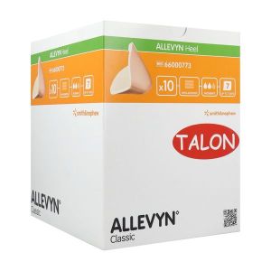 ALLEVYN HEEL Pansement hydrocellulaire stérile, spécial coude - talon, bt 10