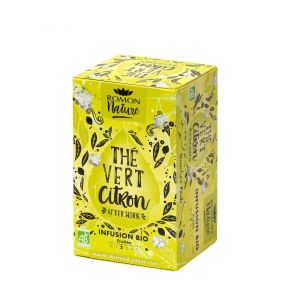 Romon Nature Infusion plaisir Thé vert Citron BIO - 16 sachets