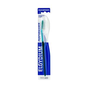 ELGYDIUM PERFORMANCE Brosse à dents pour adulte, 4 rangs, souple, unité