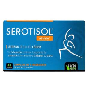 Santé Verte Sérotisol Résiste 40 Comprimés