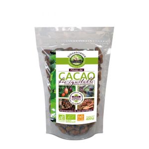 Ecoidees Fèves de cacao entières du Pérou BIO et équitable - sachet 400 g